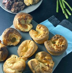 Giant Yorkshire Puddings - these are the perfect partner to a roast dinner, and a really simple to make.