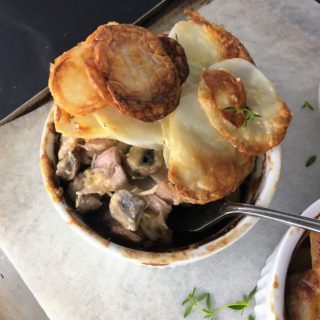 Chicken, Bacon & Potato Pots