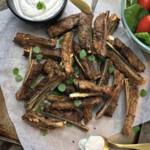 Oven baked lamb ribs - A few simple ingredients, roasted in the oven, simple easy lick you fingers lamb