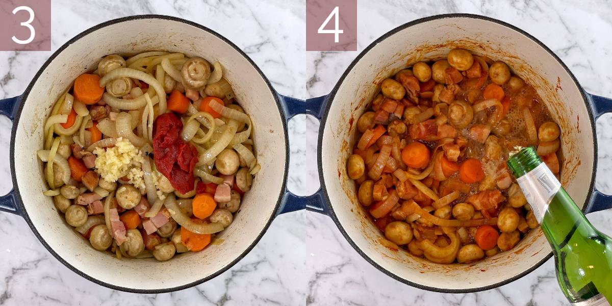 photos showing process of cooking recipe