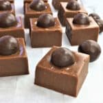 Chocolate Coffee fudge - no thermometer required