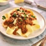 caramelised ragu with hidden veg pasta sauce - rich meaty slow cooked sauce with veggies the kids won't see