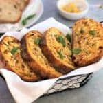 herb cheese bread slices - quick savoury cheese toast savory