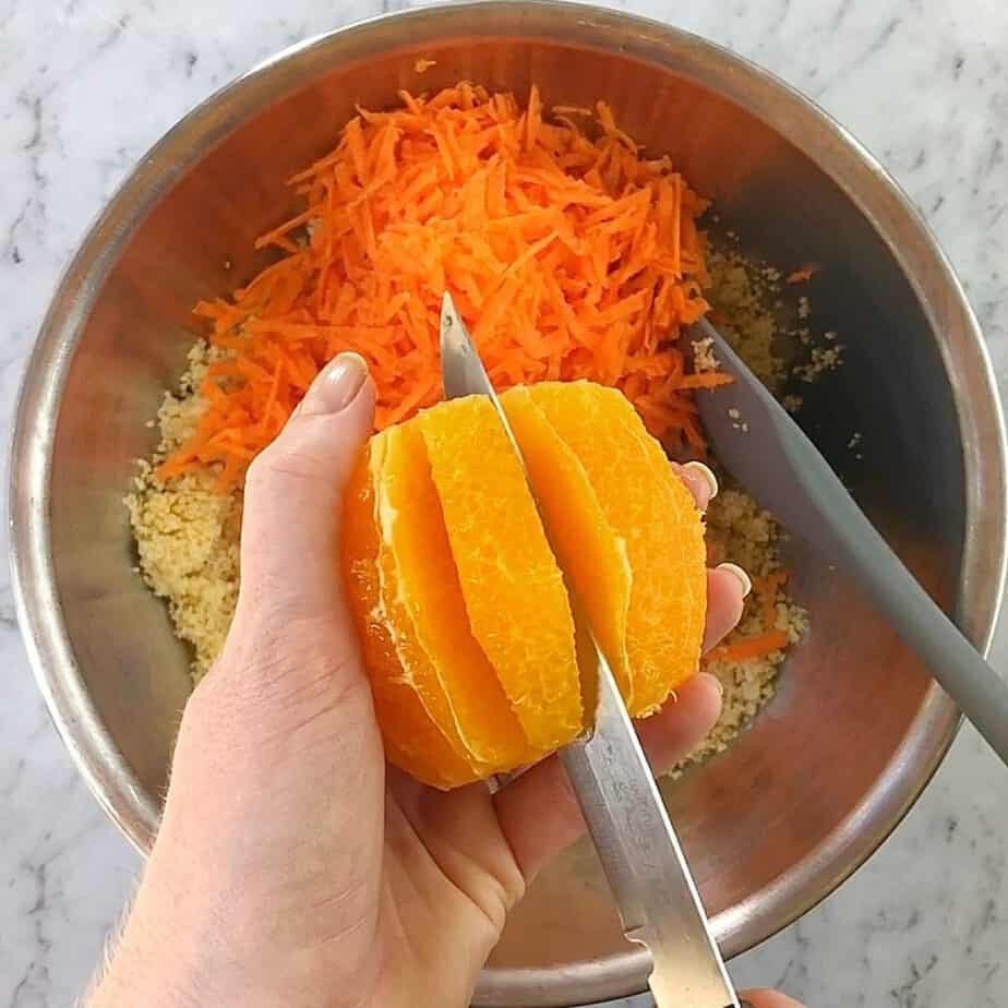 step by step photo for making citrus orange salad