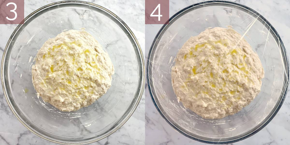 images showing process of making recipe