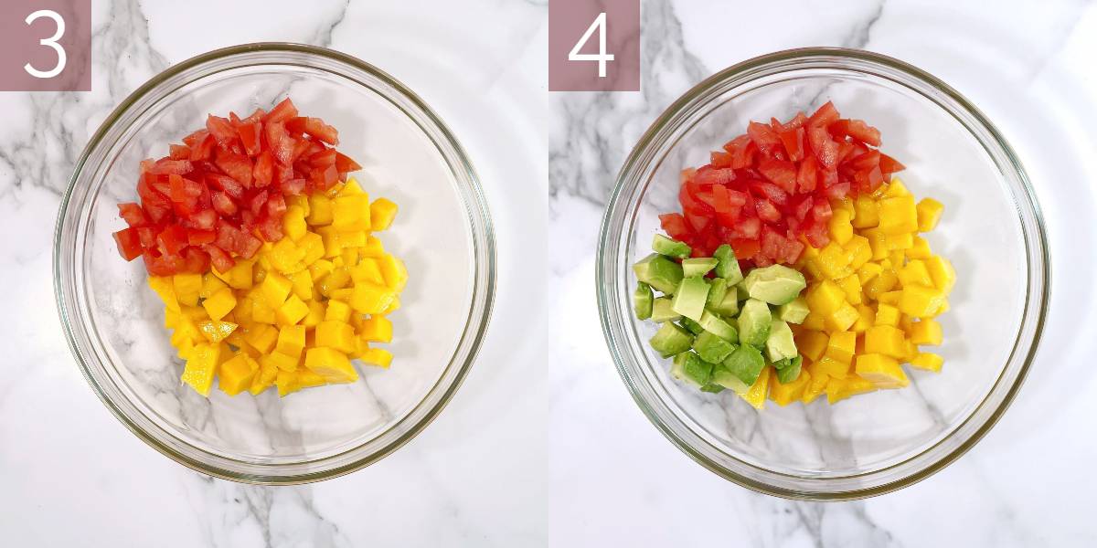 images showing process of making recipe