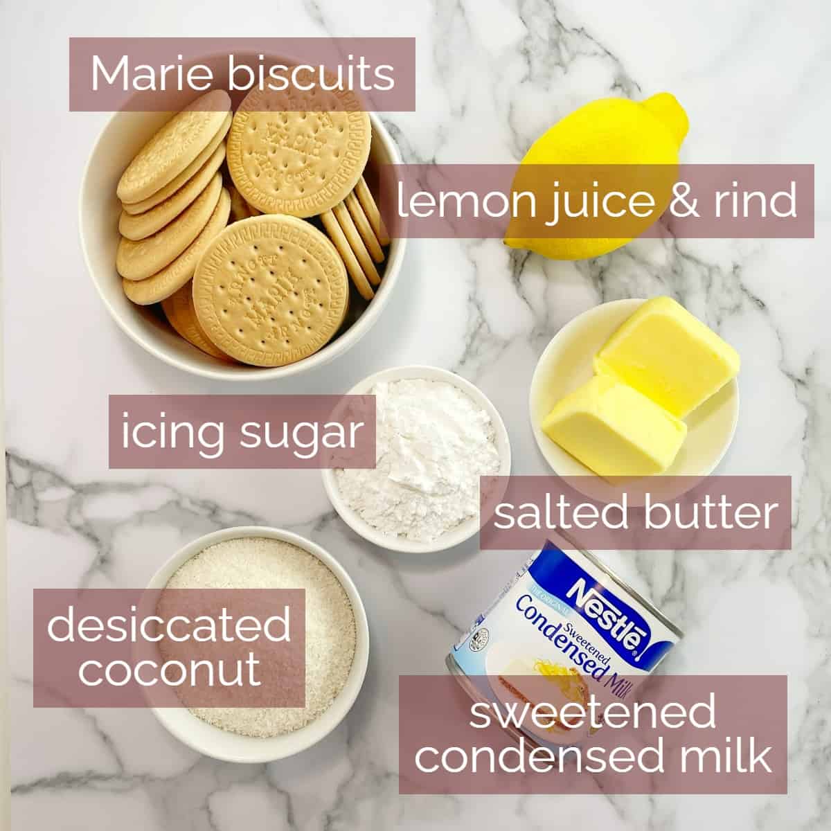 collage showing ingredients needed to make this recipe