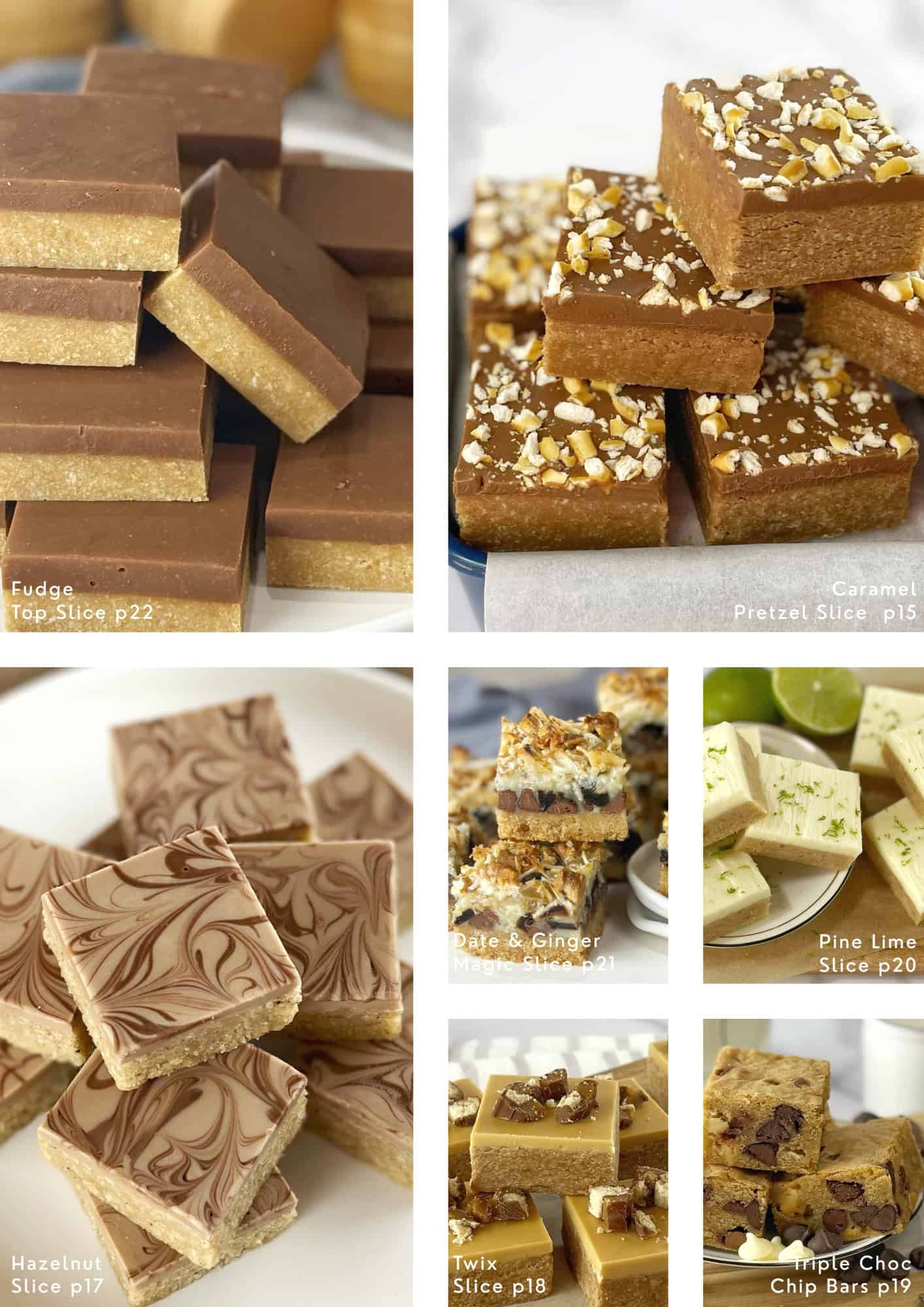 Images of recipes in ebook.