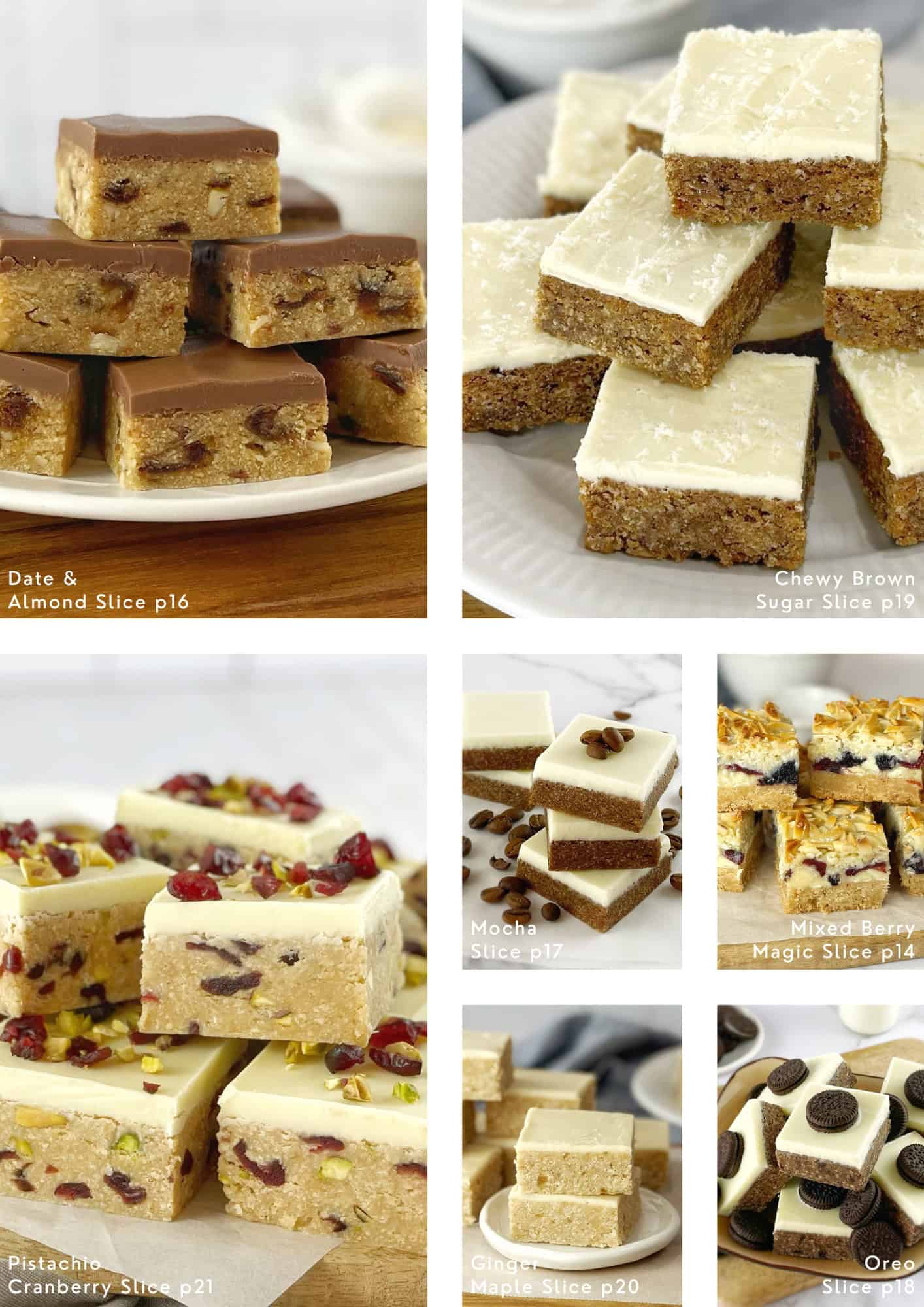 Images of recipes in ebook.