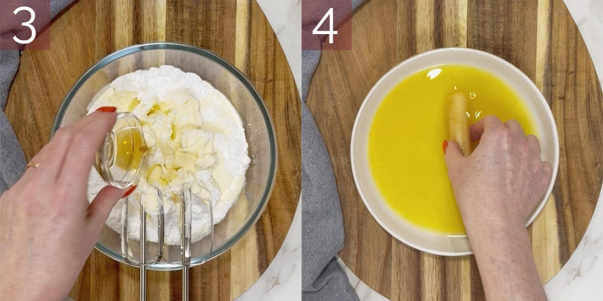 Collage of images showing the method of making this recipe.