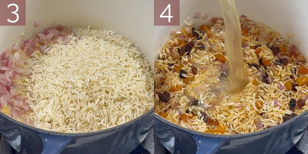 Collage of photographs demonstrating how to make this recipe.