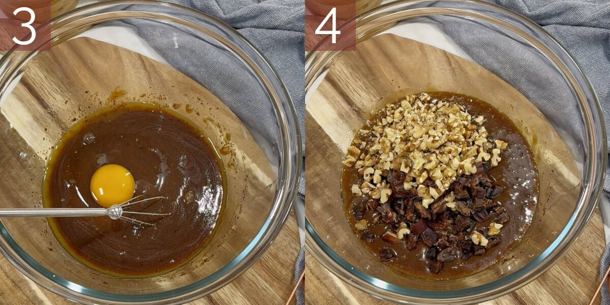 Collage of photographs demonstrating how to cook this recipe.