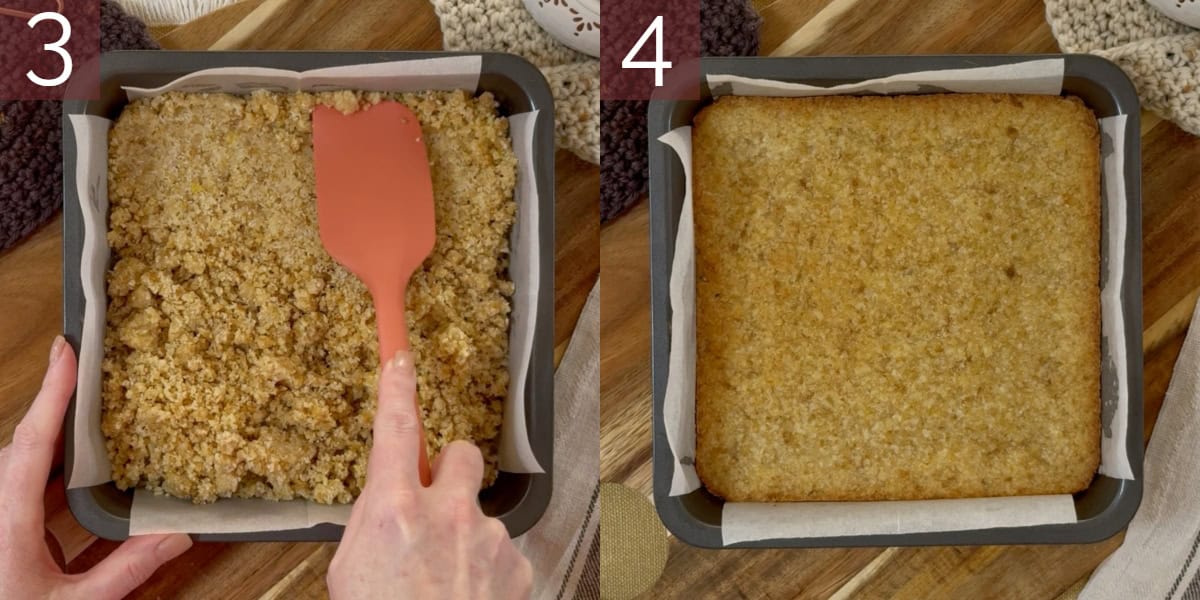 Collage of images demonstrating how to make this recipe.