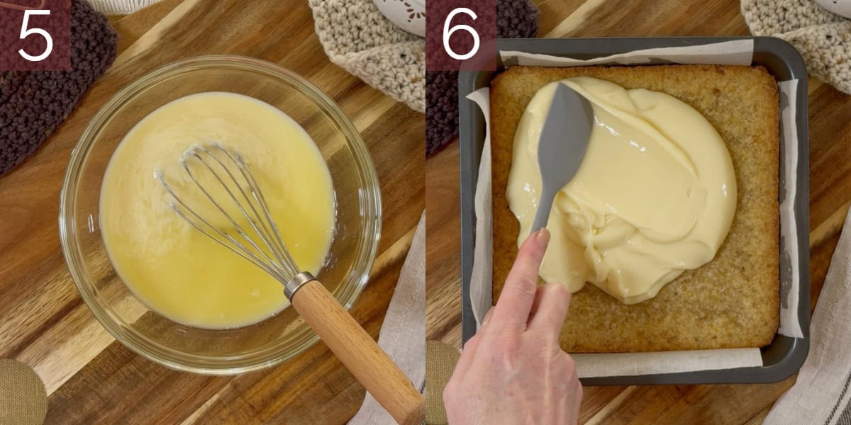 Step-by-step photographs showing the method of cooking this recipe.